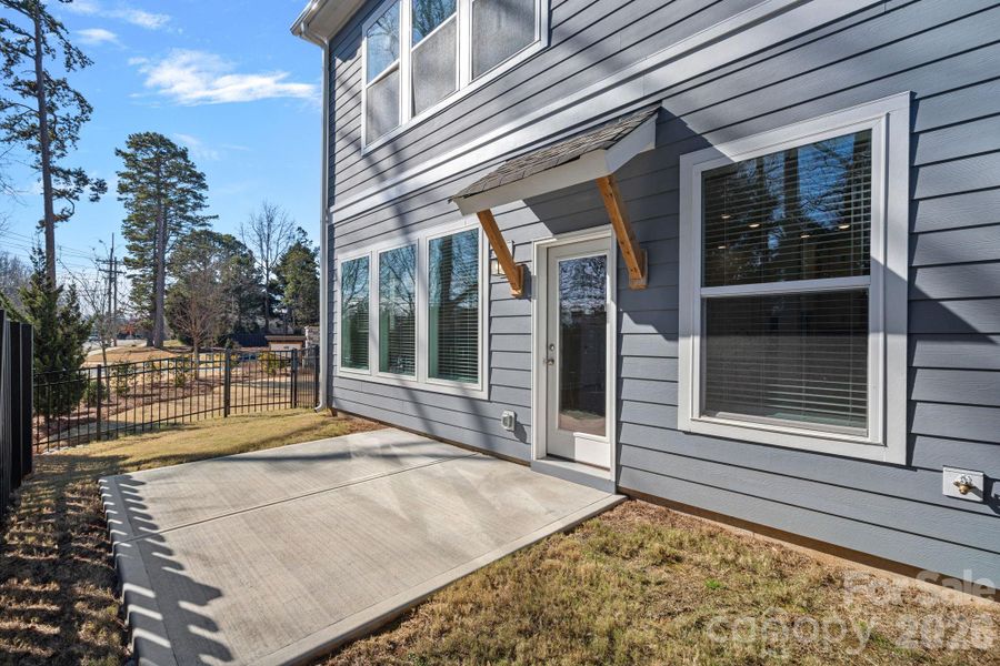 Exterior details and patio area of a home in The Retreat at West Catawba, Cornelius (Image 4). Exterior details and patio area of a home in The Retreat at West Catawba, Cornelius (Image 4).