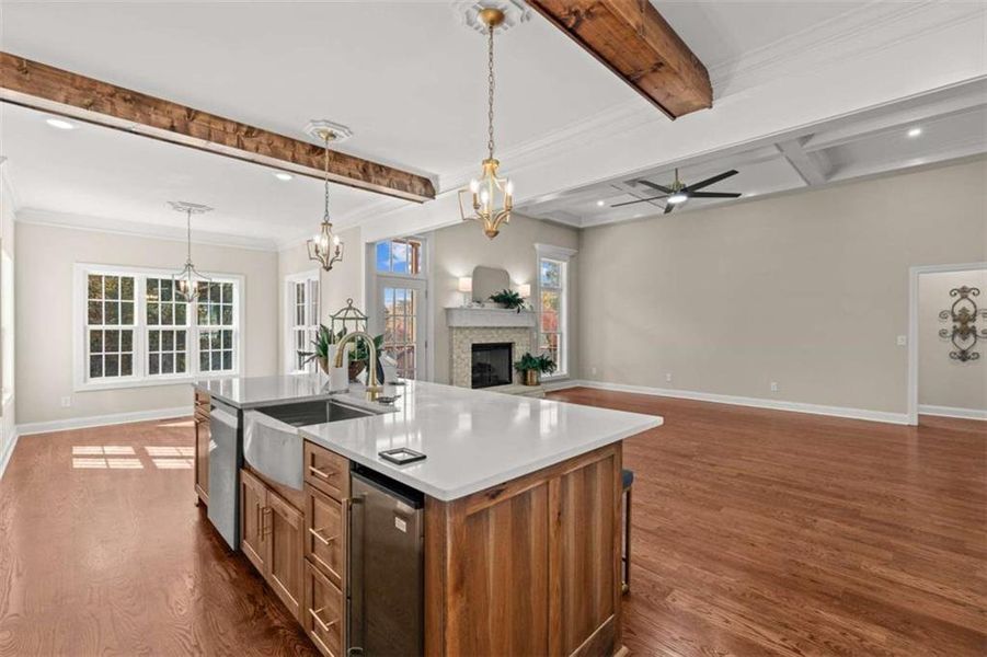 Furnished interior view inside a new home in , Carrollton (Image 17).