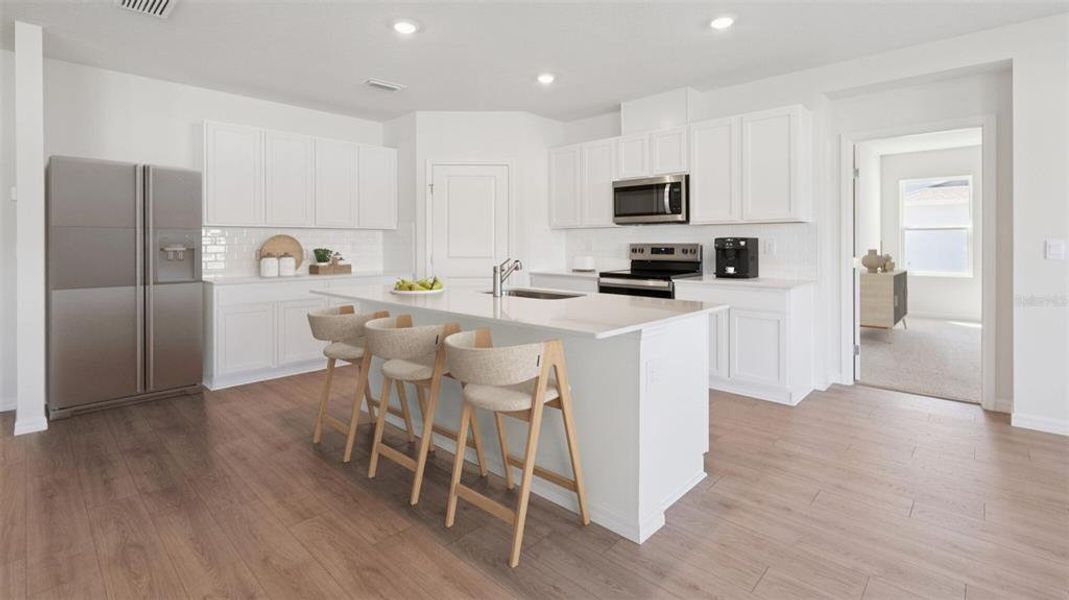 Furnished interior view inside a new home in Oaks Preserve, Gainesville (Image 6).