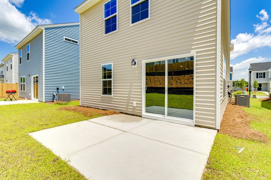 Exterior details and patio area of a home in Ellington, Elgin (Image 3).