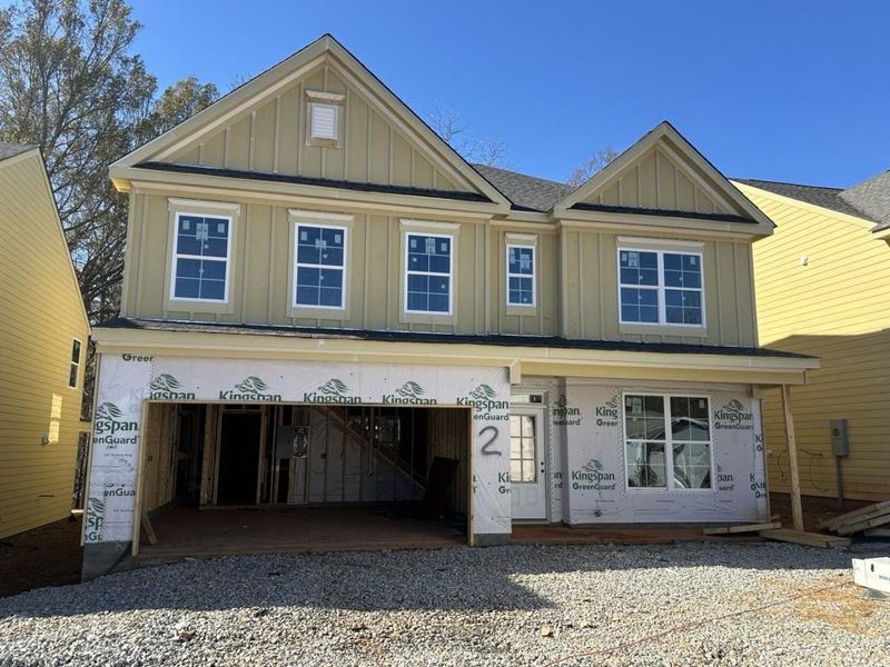 In-progress construction of a new home in , Sugar Hill, GA (Image 3).