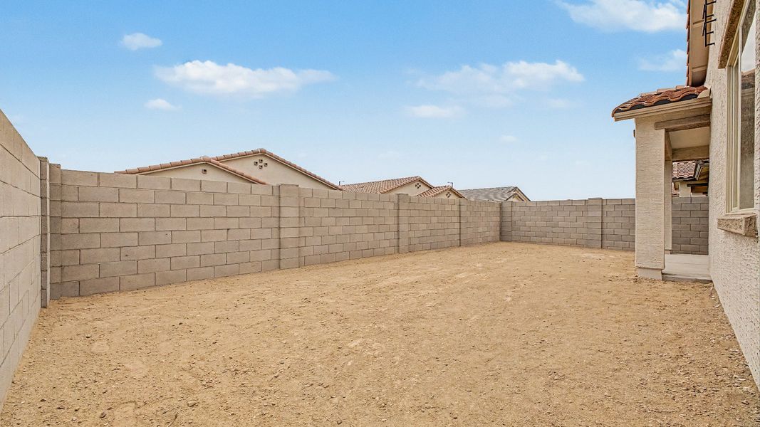 Larkspur Home Plan - Backyard Larkspur Home Plan - Backyard