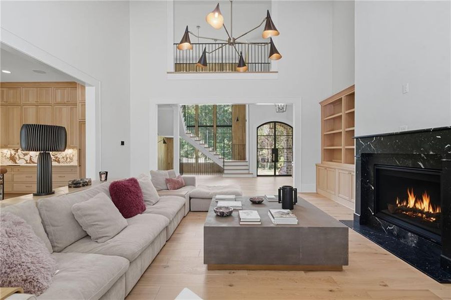 Furnished interior view inside a new home in Crossroads, Alpharetta (Image 48).