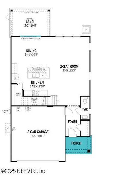 2D floor plan layout of this home in RiverTown - Forest, St. Johns, FL (Image 2). 2D floor plan layout of this home in RiverTown - Forest, St. Johns, FL (Image 2).