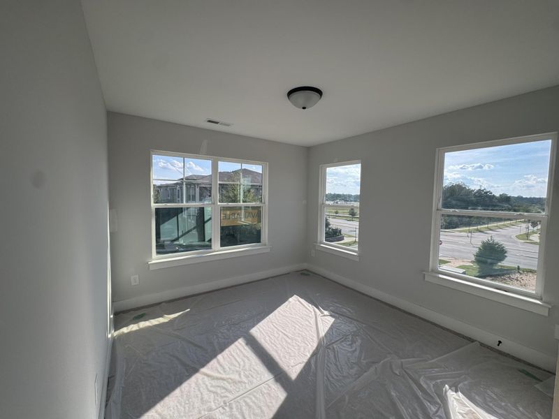Spacious, unfurnished interior of a new home in Bryton Crossing Townhomes, Huntersville (Image 7). Spacious, unfurnished interior of a new home in Bryton Crossing Townhomes, Huntersville (Image 7).
