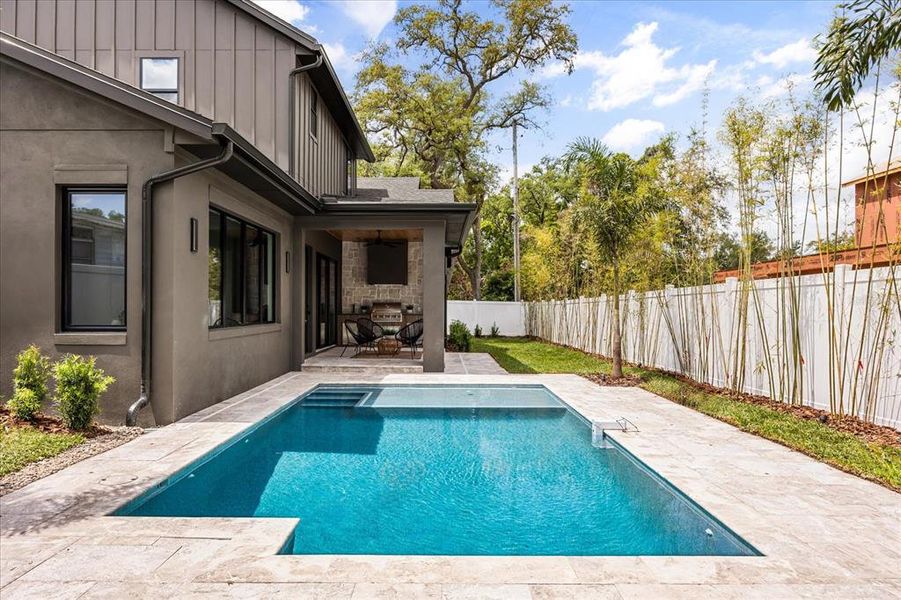 Exterior details and patio area of a home in , Winter Park (Image 36). Exterior details and patio area of a home in , Winter Park (Image 36).