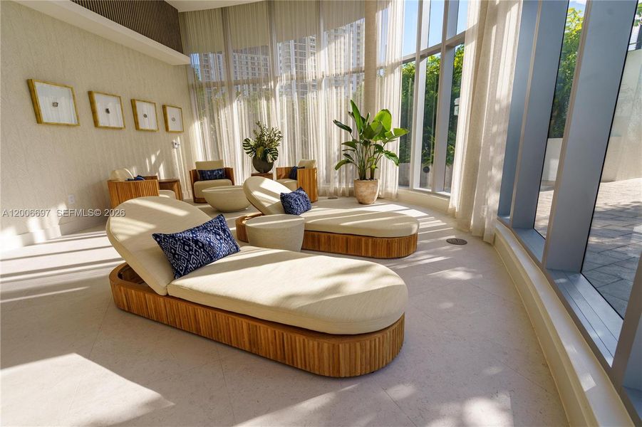 Furnished interior view inside a new home in , Miami (Image 13).