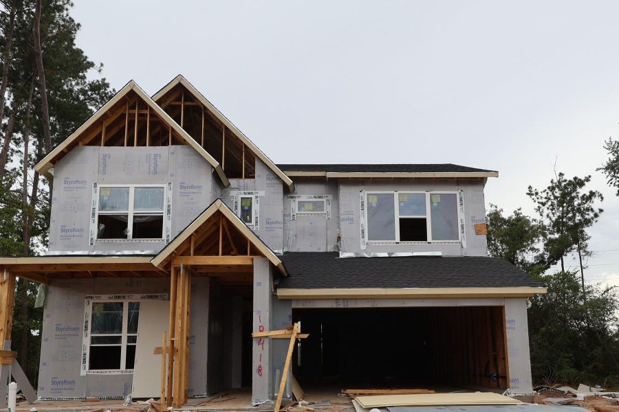 In-progress construction of a new home in ARTAVIA - Enclave Collection, Conroe, TX (Image 4). In-progress construction of a new home in ARTAVIA - Enclave Collection, Conroe, TX (Image 4).