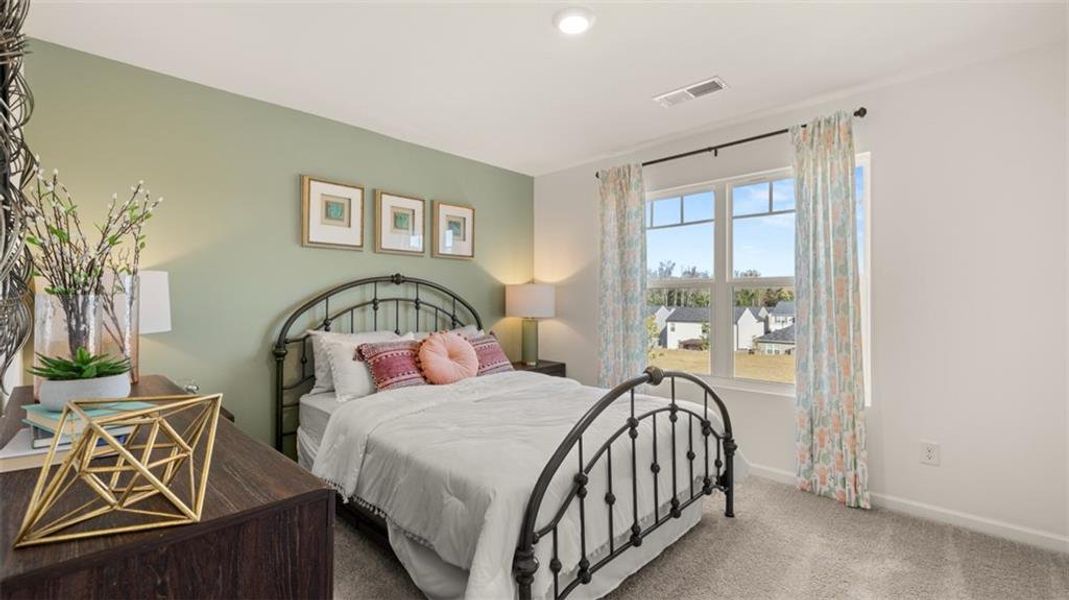Furnished interior view inside a new home in Poplar Preserve, Newnan (Image 27). Furnished interior view inside a new home in Poplar Preserve, Newnan (Image 27).