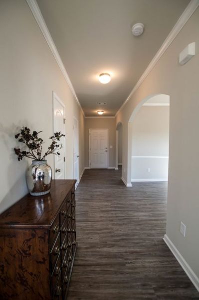 Representative unfurnished interior of a home built from the Brentwood by Piedmont Residential in Hampton Ridge, Jefferson (Image 19).