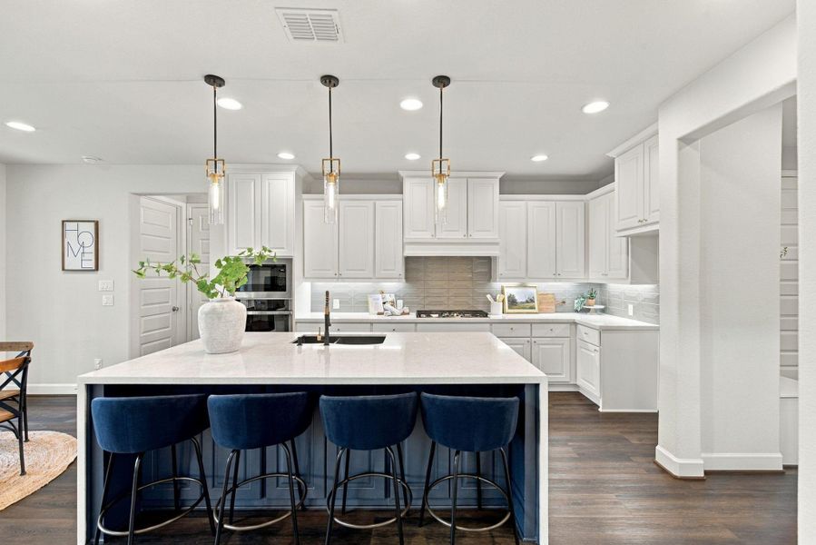 Furnished interior view inside a new home in The Highlands, Porter (Image 36).