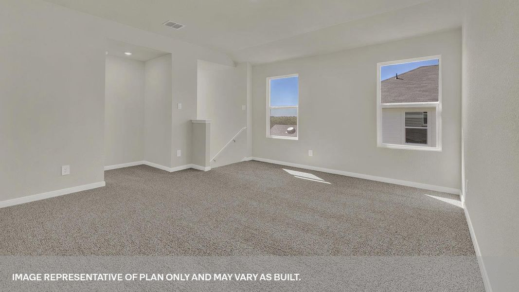 Spacious, unfurnished interior of a new home in Paramount, Kyle (Image 17).