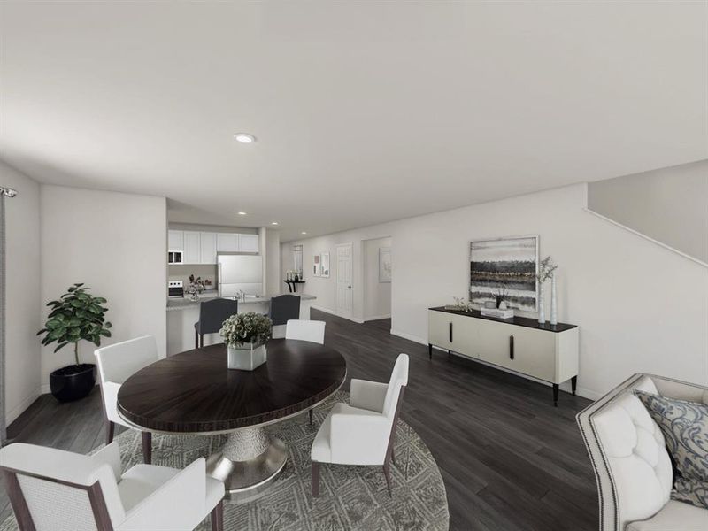 Furnished interior view inside a new home in Cresson Estates, Cresson (Image 18).