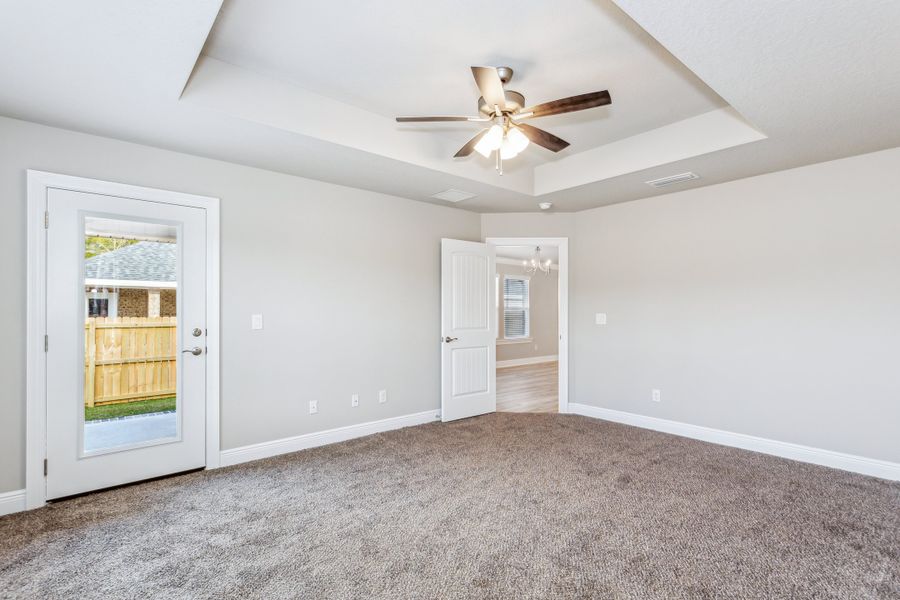 Representative unfurnished interior of a home built from the The Carlos by Herbst Homes in Doyle Hawkins Landing, Navarre (Image 95).