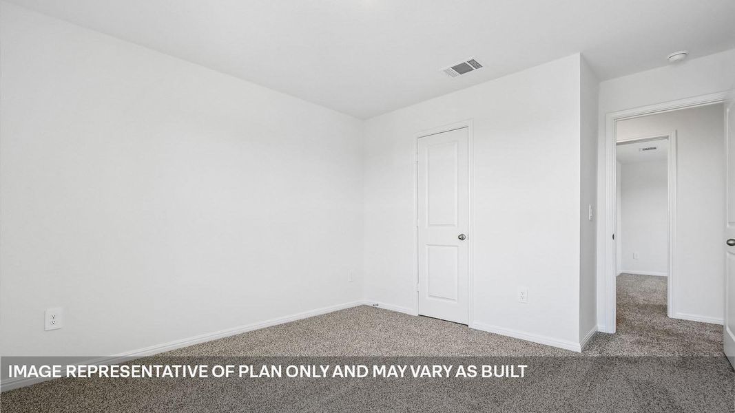 Spacious, unfurnished interior of a new home in Bar W Ranch, Leander (Image 43).