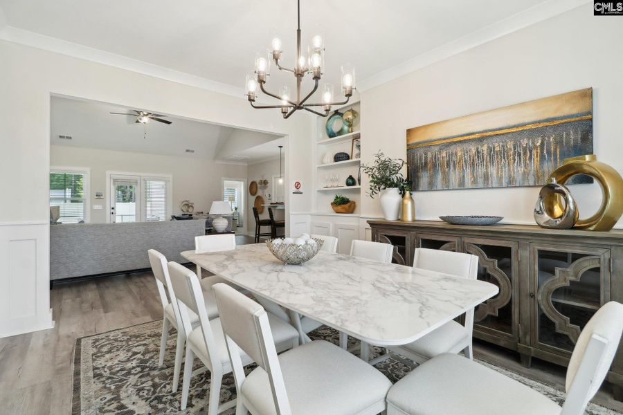 Furnished interior view inside a new home in Raglins Creek, Lugoff (Image 6). Furnished interior view inside a new home in Raglins Creek, Lugoff (Image 6).