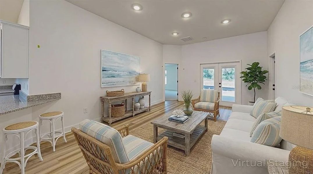 Furnished interior view inside a new home in Briarwood, Alachua (Image 5).