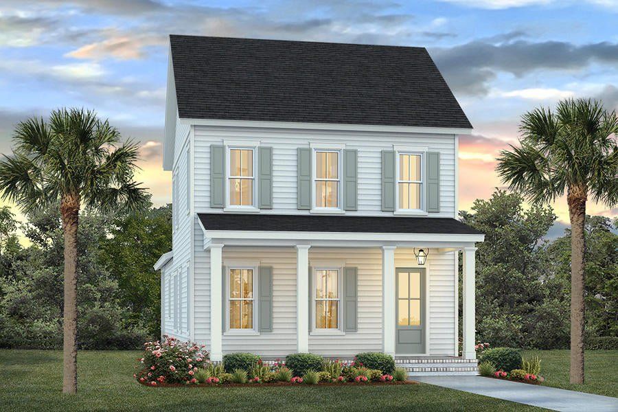 Representative exterior photo of a completed home built from the Rutledge by Homes by Dickerson in Nexton, Summerville, SC (Image 2). Representative exterior photo of a completed home built from the Rutledge by Homes by Dickerson in Nexton, Summerville, SC (Image 2).