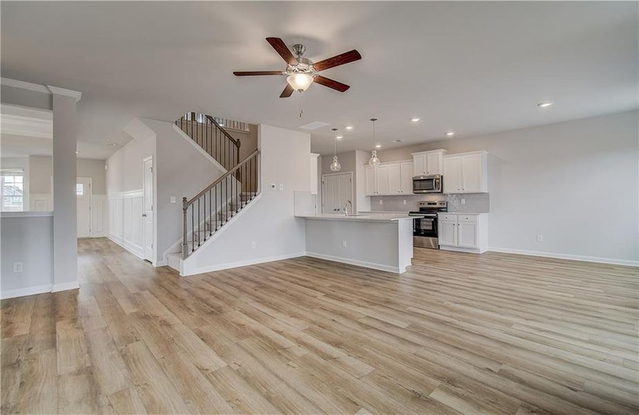 Spacious, unfurnished interior of a new home in Chapel Hill, Newnan (Image 20).
