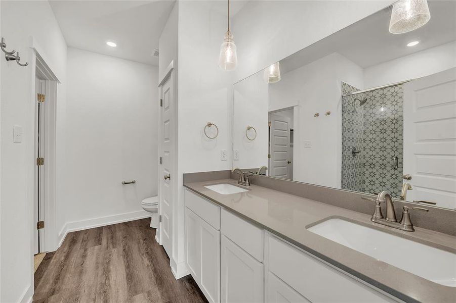 Please Note: These interior photos are not of the actual home but are of a completed one with a similar floor plan. Finishes, features, and layouts may vary.