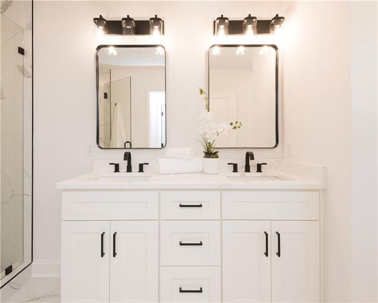 Close-up of interior finishes inside a home in , Snellville (Image 18).