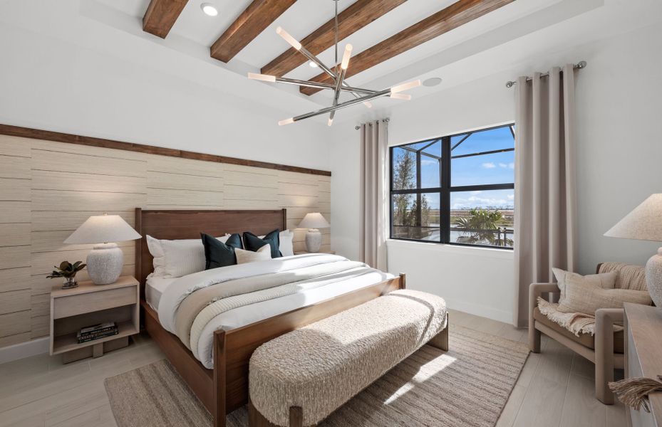 Elegant master retreat in Lakewood Ranch new homes Elegant master retreat in Lakewood Ranch new homes