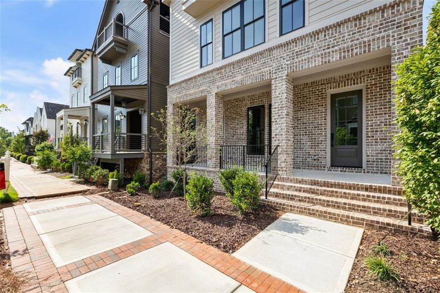 Exterior details and patio area of a home in , Alpharetta (Image 41). Exterior details and patio area of a home in , Alpharetta (Image 41).