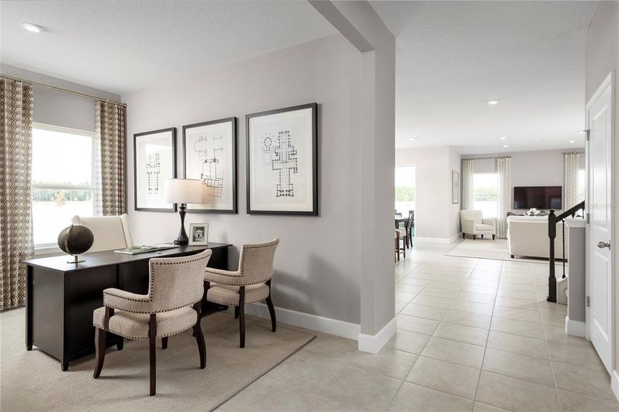 Furnished interior view inside a new home in Lake Nellie Crossing, Clermont (Image 3).