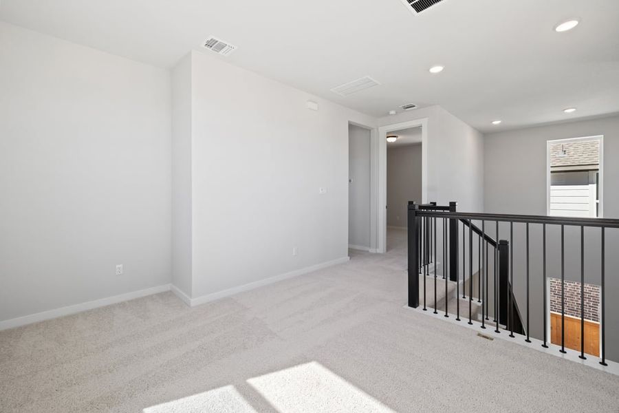 Spacious, unfurnished interior of a new home in Terrace Collection at Lariat, Liberty Hill (Image 34). Spacious, unfurnished interior of a new home in Terrace Collection at Lariat, Liberty Hill (Image 34).