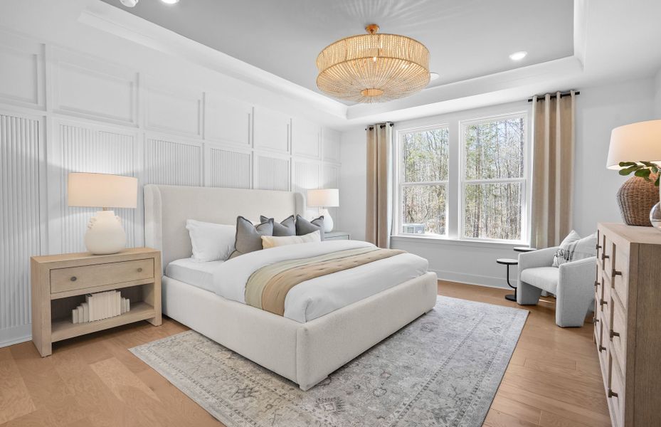 Representative furnished interior of a home built from the Mystique by Pulte Homes in Forest Creek, Waxhaw (Image 77).
