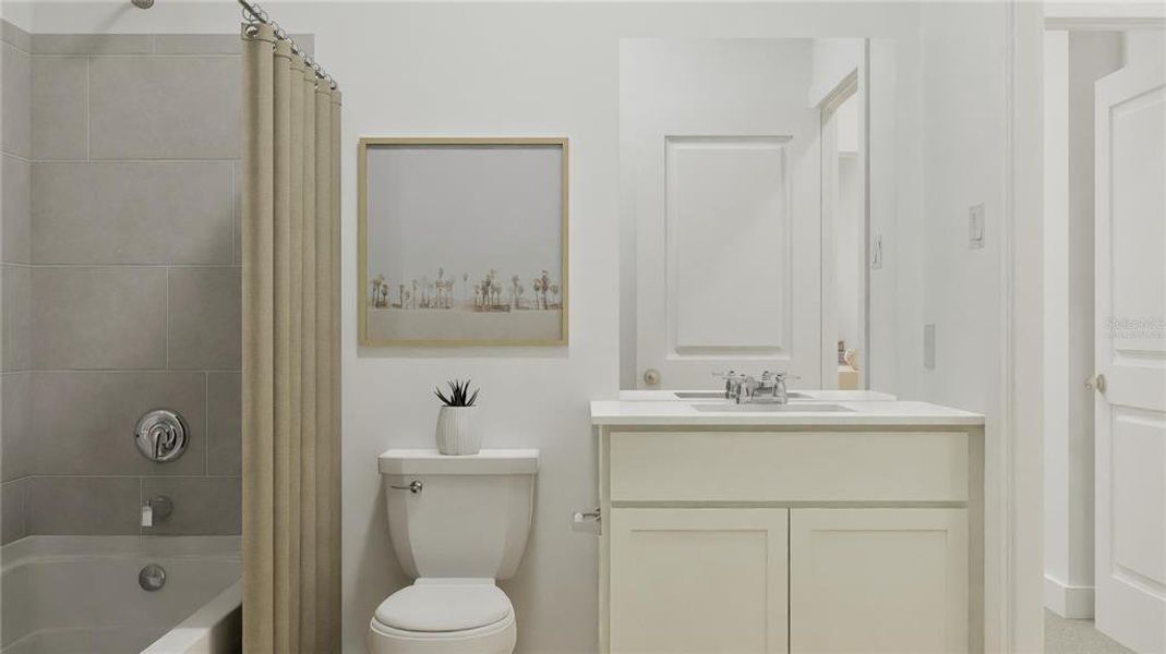 Furnished interior view inside a new home in , Kissimmee (Image 10).