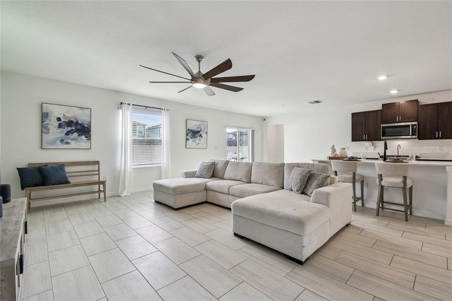 Furnished interior view inside a new home in , Land O' Lakes (Image 19). Furnished interior view inside a new home in , Land O' Lakes (Image 19).