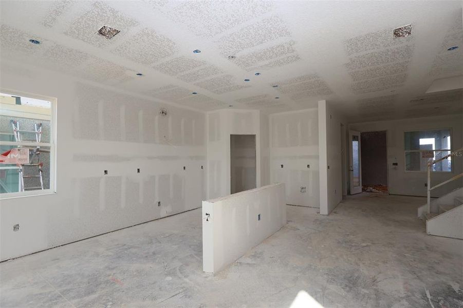 In-progress construction of a new home in Lake Star at Ovation, Winter Garden, FL (Image 27).