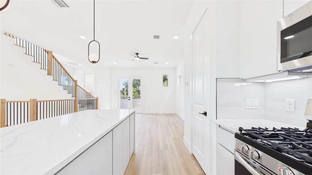 Furnished interior view inside a new home in , Houston (Image 15).