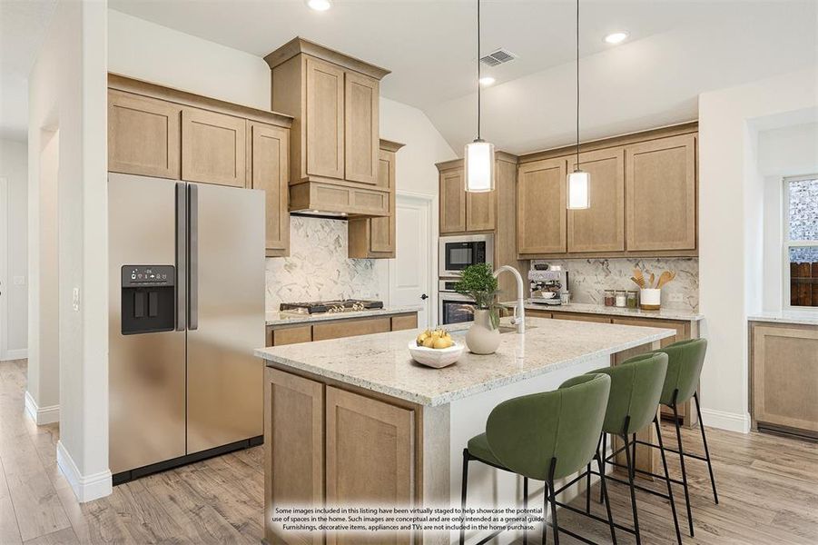 Furnished interior view inside a new home in Hulen Trails Classic 50, Fort Worth (Image 9). Furnished interior view inside a new home in Hulen Trails Classic 50, Fort Worth (Image 9).