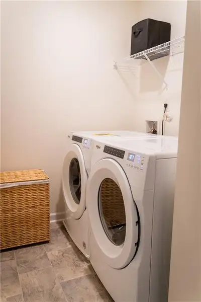 Furnished interior view inside a new home in Summerwind, Dacula (Image 15).