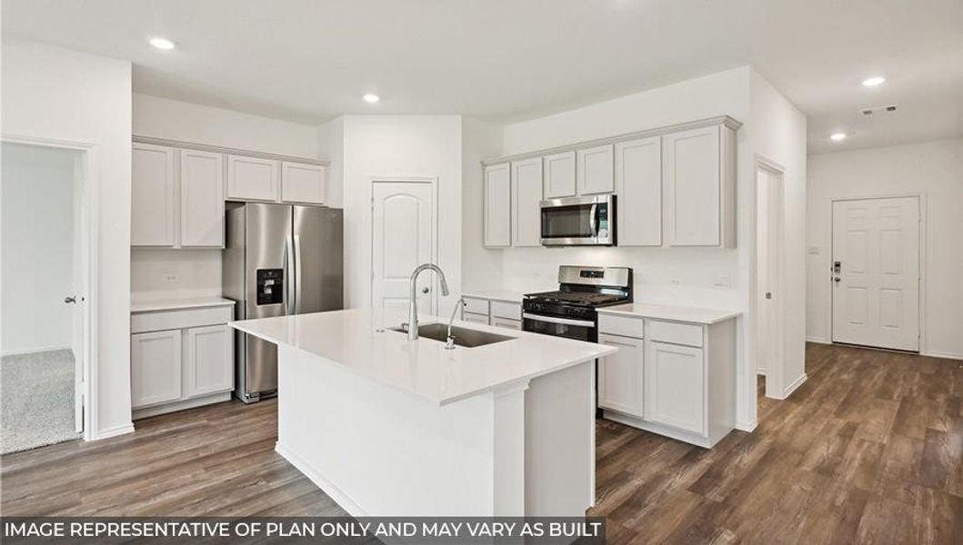 Furnished interior view inside a new home in Newport Pointe, Crosby (Image 3).
