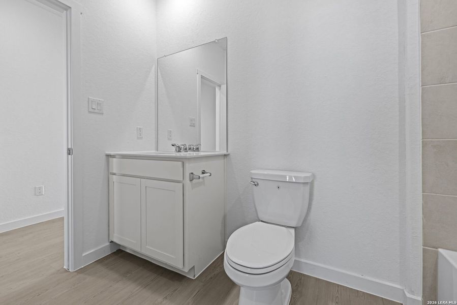 Furnished interior view inside a new home in , New Braunfels (Image 8).