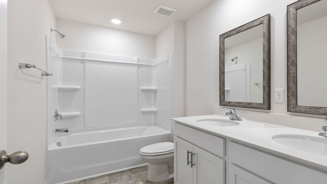 Furnished interior view inside a new home in Spring Ridge, Anderson (Image 10). Furnished interior view inside a new home in Spring Ridge, Anderson (Image 10).