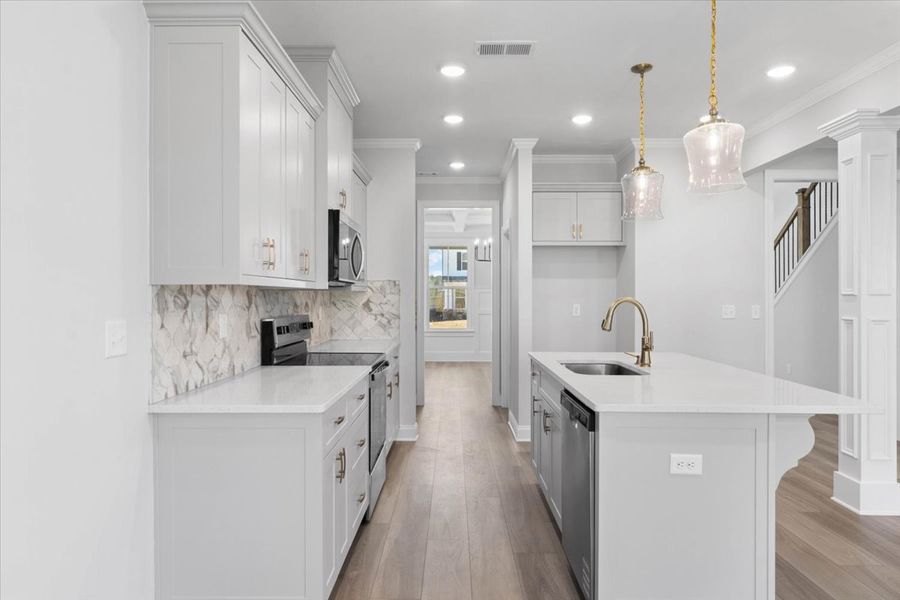 Kitchen | 264 Prominence Drive, Open-Concept Mill Creek Plan Kitchen | 264 Prominence Drive, Open-Concept Mill Creek Plan