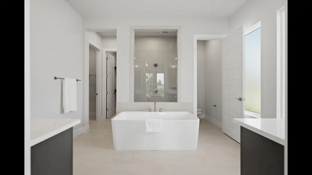Representative furnished interior of a home built from the 2546F by Perry Homes in Sanctuary at Seaire, Parrish (Image 9).