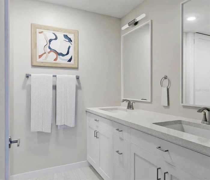 Furnished interior view inside a new home in , Longwood (Image 11).