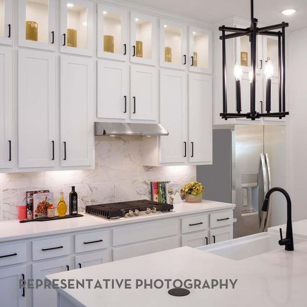 Furnished interior view inside a new home in Bridgeland, Cypress (Image 17).