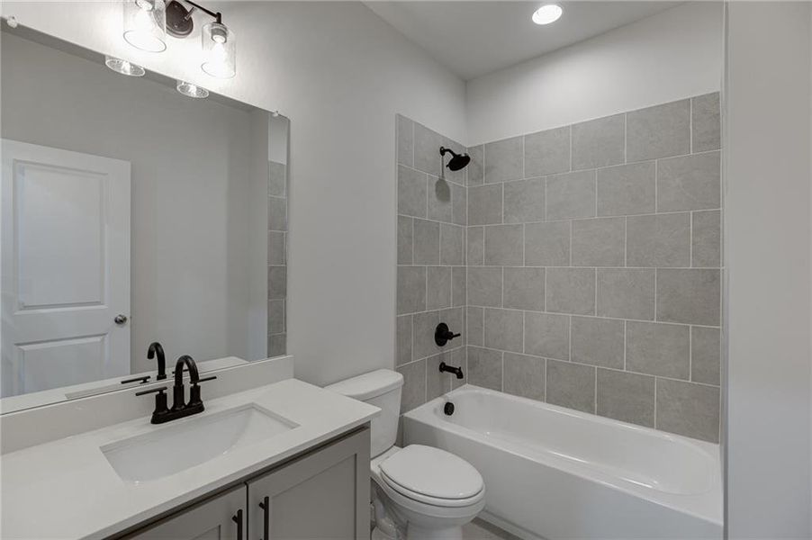 Furnished interior view inside a new home in , Buford (Image 16).