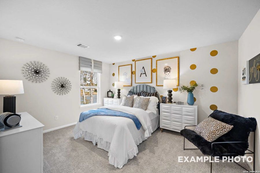 Furnished interior view inside a new home in Hickory Ridge, San Antonio (Image 16).