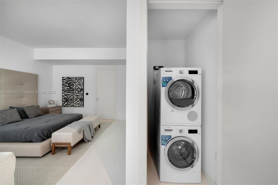 Furnished interior view inside a new home in Aston Martin Residences, Miami (Image 4).