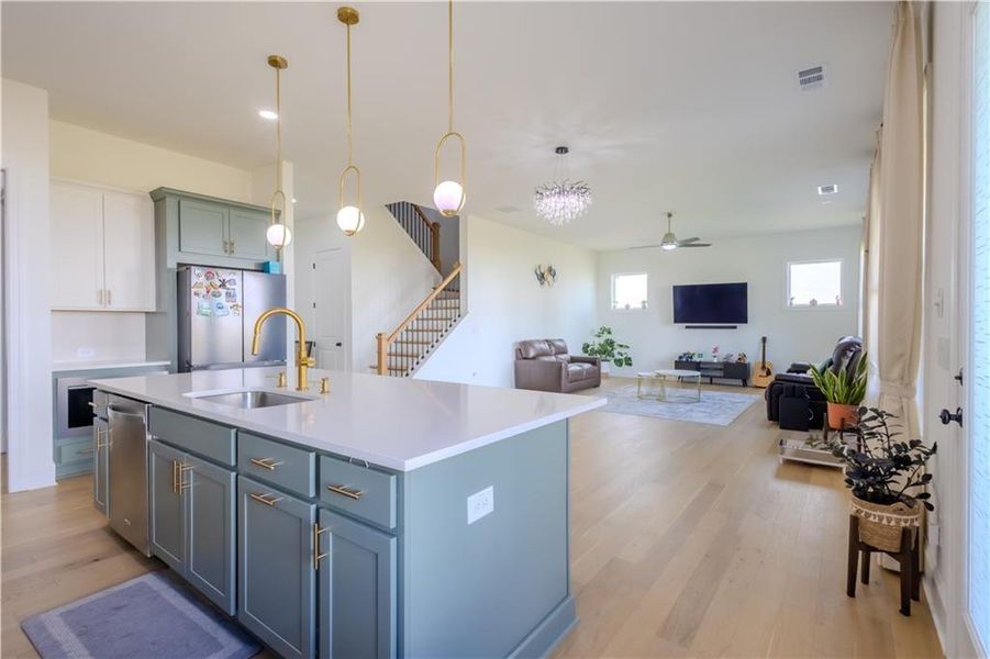 Furnished interior view inside a new home in , Woodstock (Image 9).