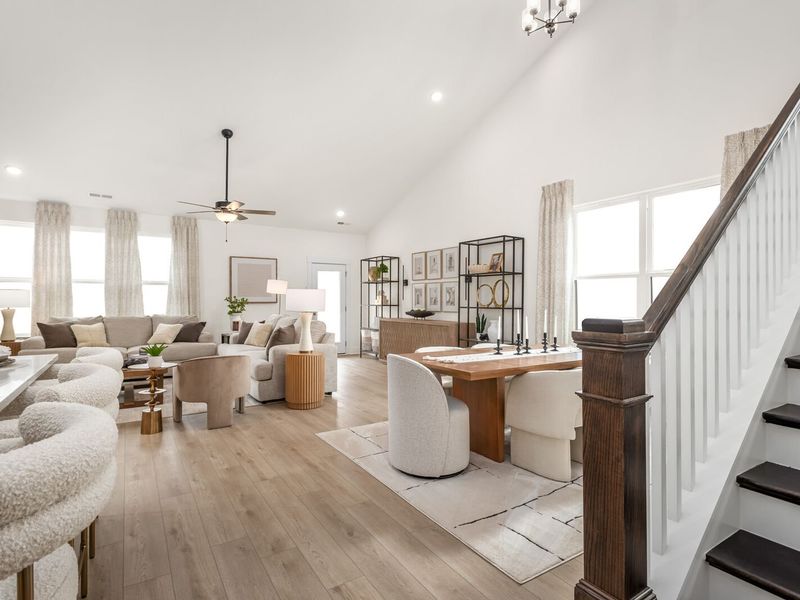 Representative furnished interior of a home built from the The Ridgeport E by Davidson Homes LLC in Benders Cove, Mount Juliet (Image 10).