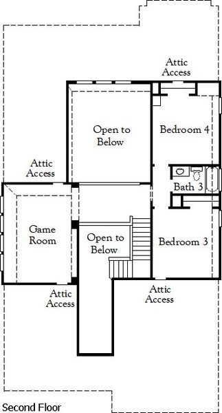 2D floor plan layout of this home in Sauls Ranch East, Round Rock, TX (Image 5). 2D floor plan layout of this home in Sauls Ranch East, Round Rock, TX (Image 5).