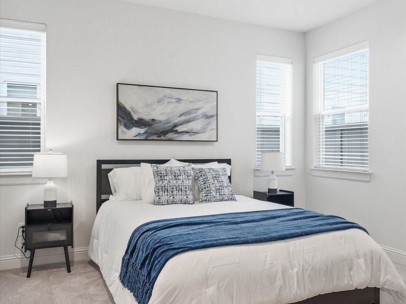 Furnished interior view inside a new home in Hardy Skyline, Houston (Image 26). Furnished interior view inside a new home in Hardy Skyline, Houston (Image 26).